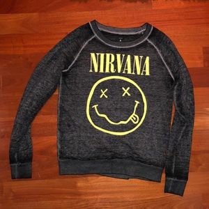 Charcoal gray Nirvana shirt